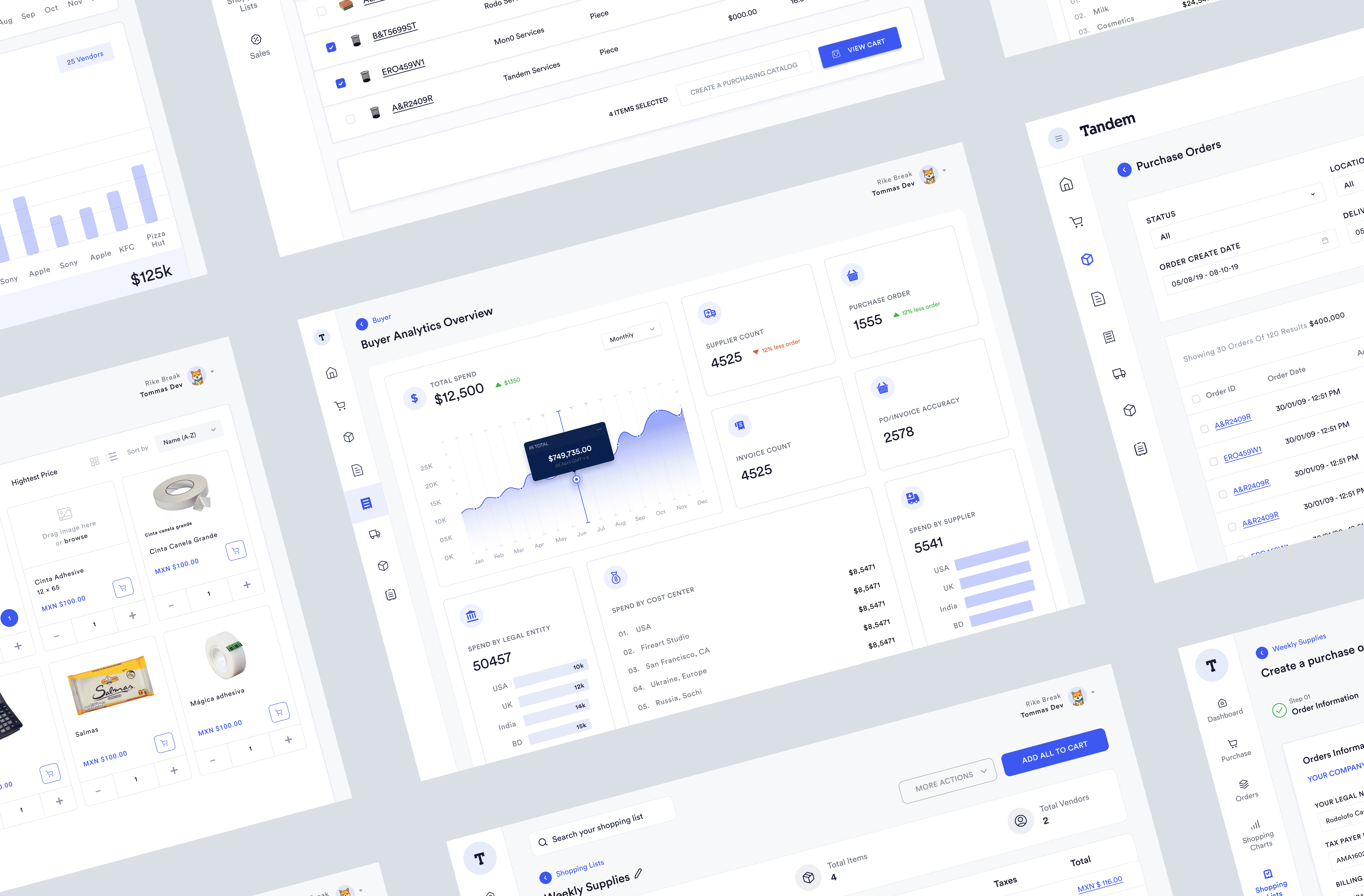 A vintage race car with blue, orange, and white livery