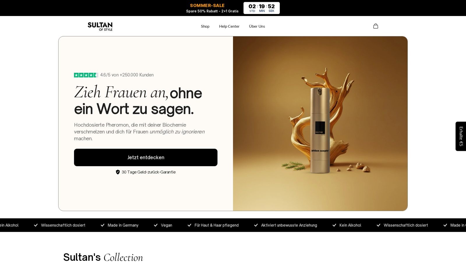 Sultan of Style website