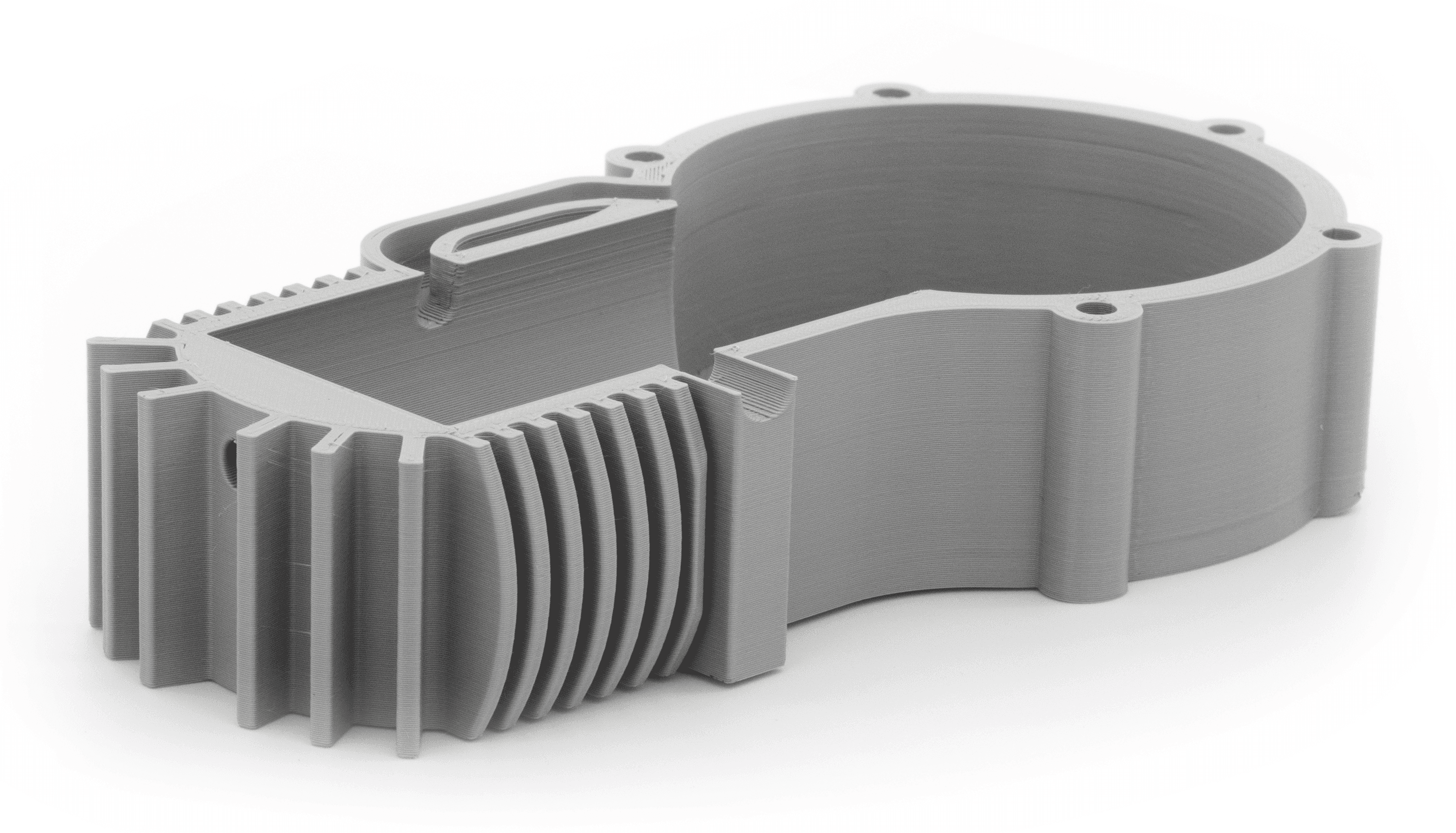 3d printed abs grey housing fixture bambu labs