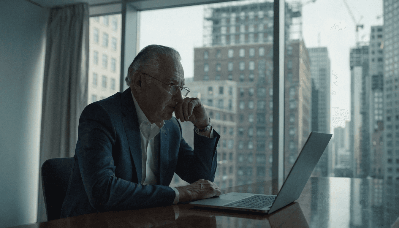 Executive dashboard displaying leading strategic metrics and performance indicators for decision making