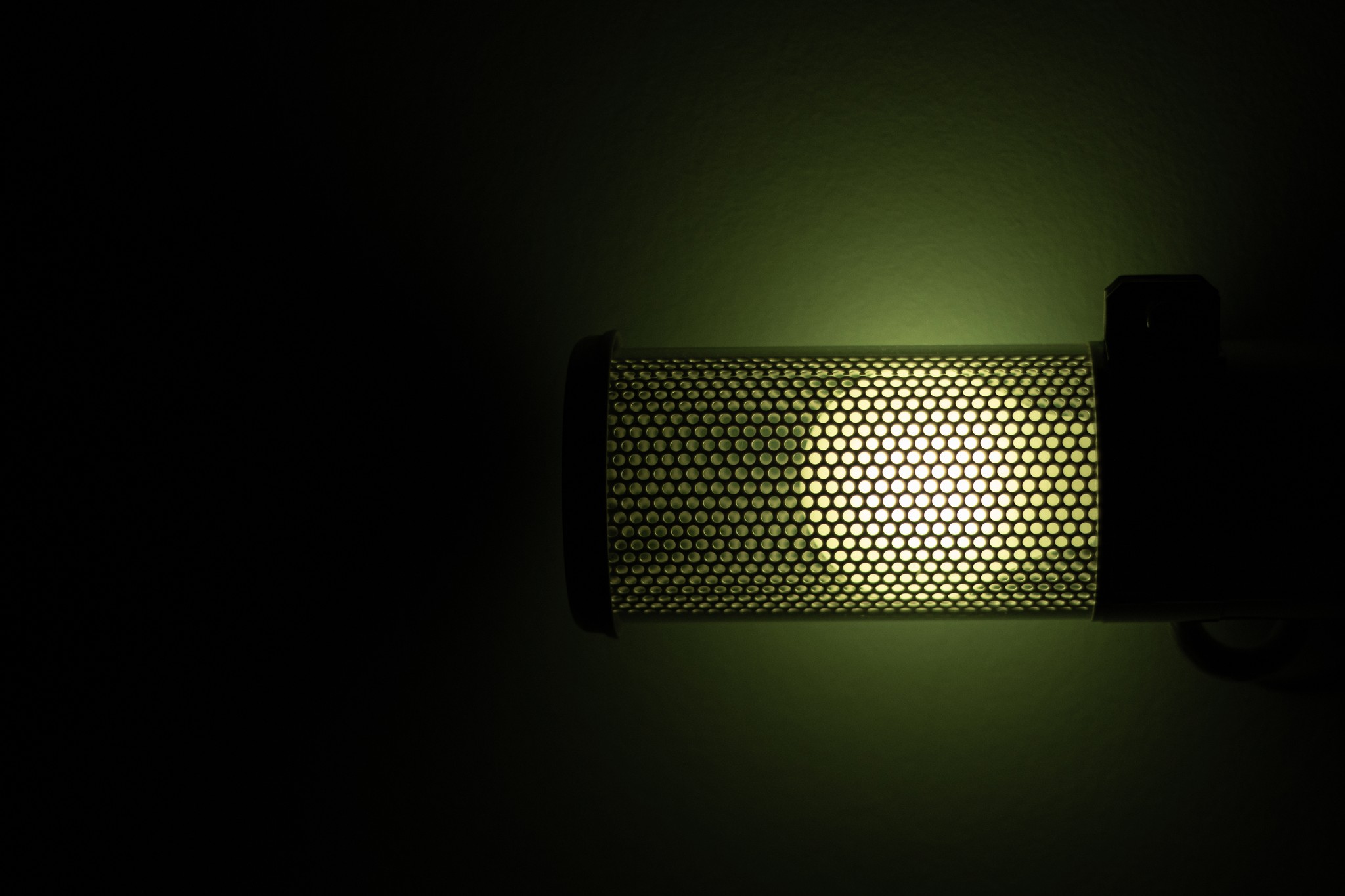 Image of a side table with lamp