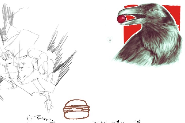 Part of the Art Jam canvas "freedraw ่ฟๆฅไธ่ตท็ป็ปโงโฝโง"