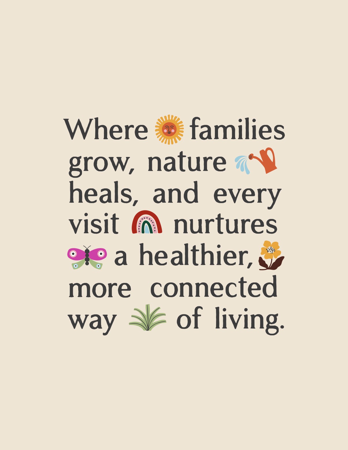 earthy graphic for outdoors brand