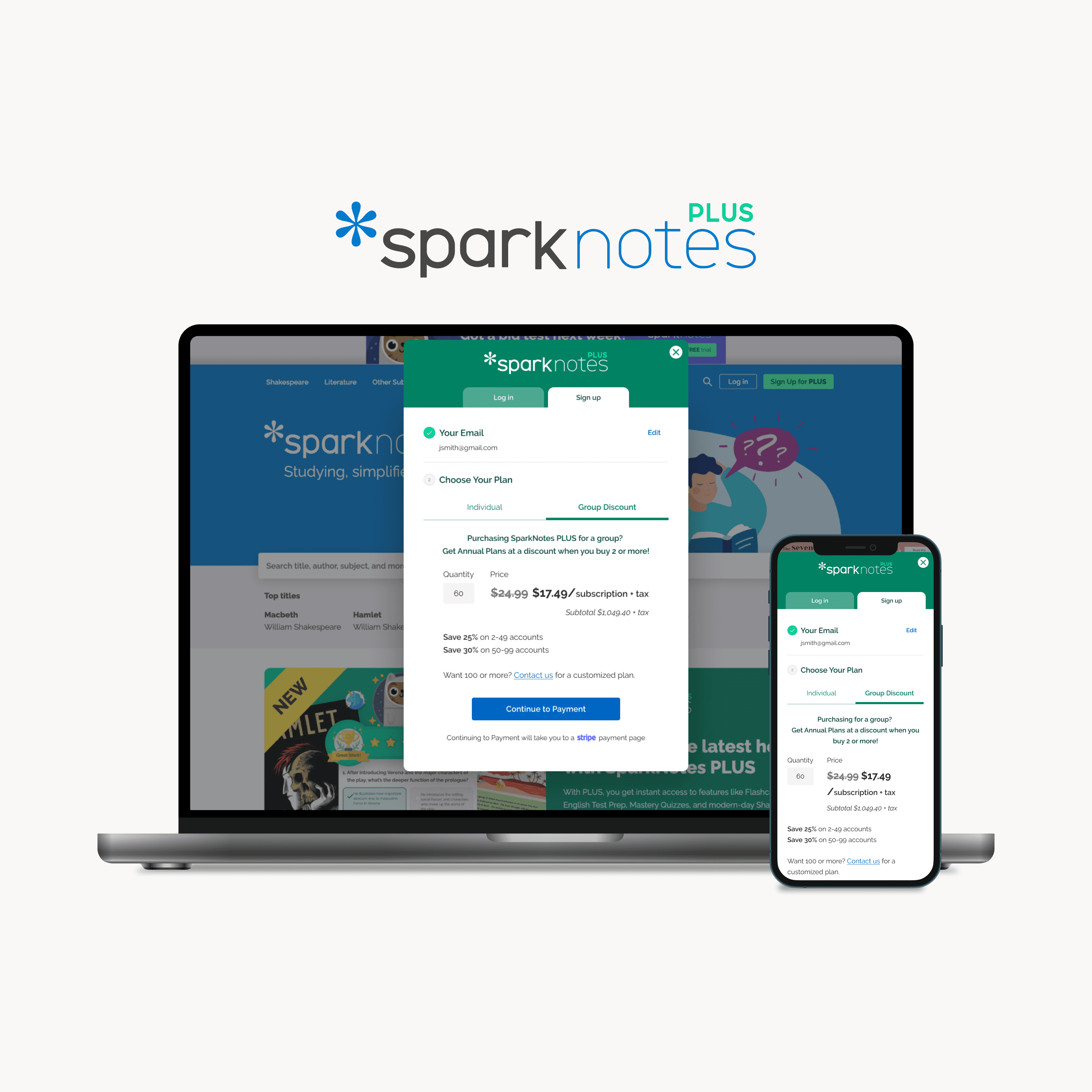 SparkNotes PLUS Bulk Subscriptions