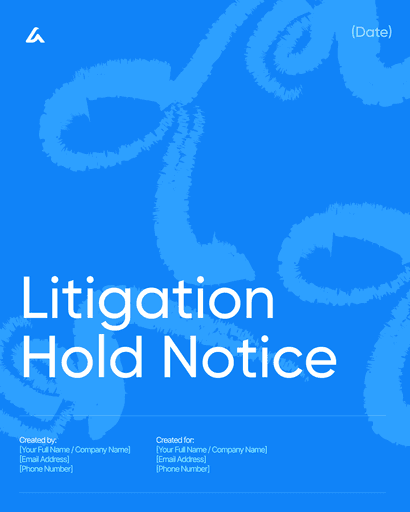 Litigation Hold Notice