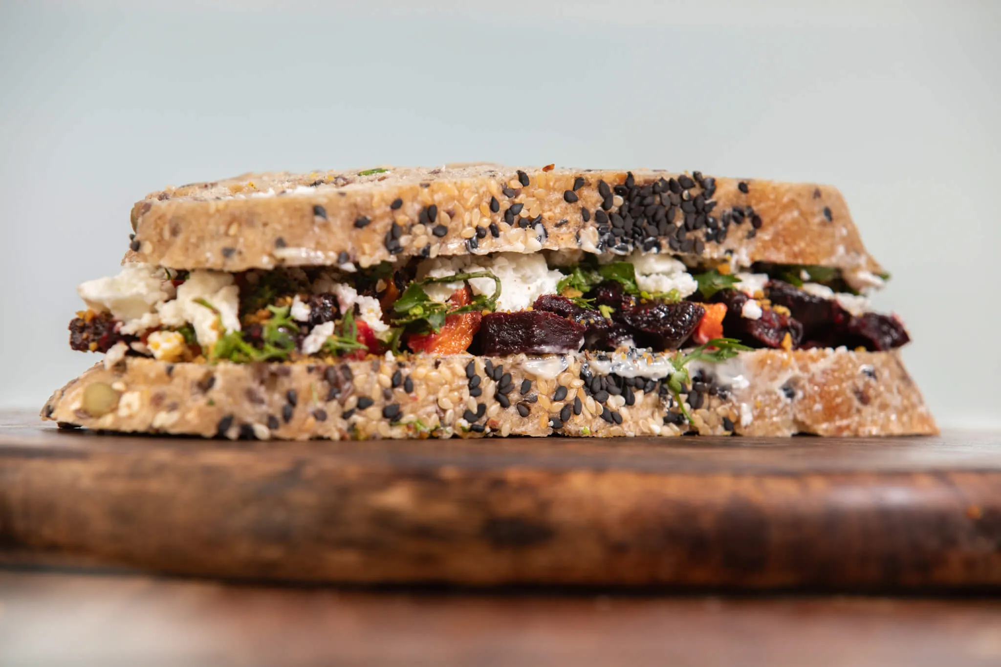 Multigrain sandwich at Jaali Kitchen, Casa Jaali