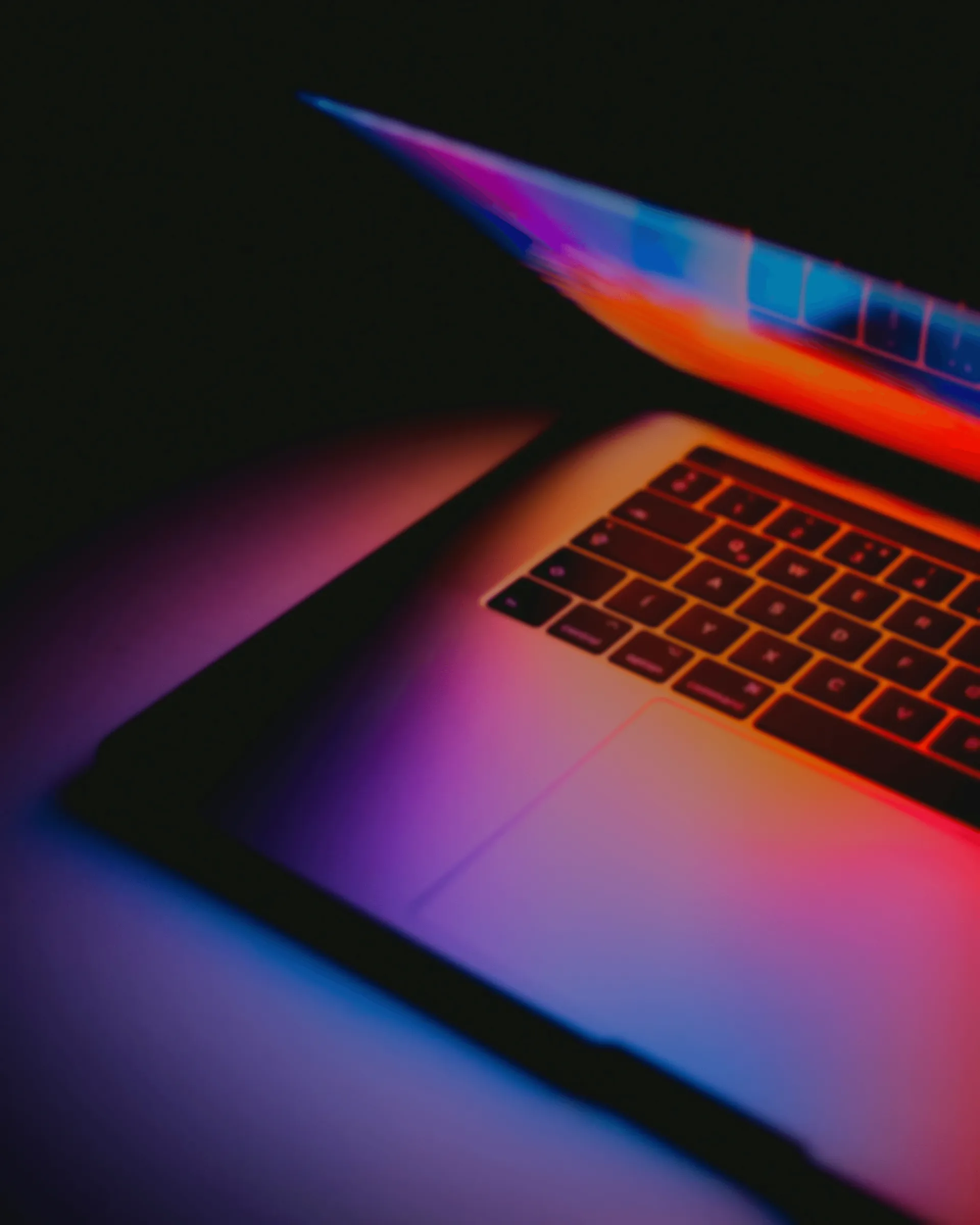 Colorful laptop
