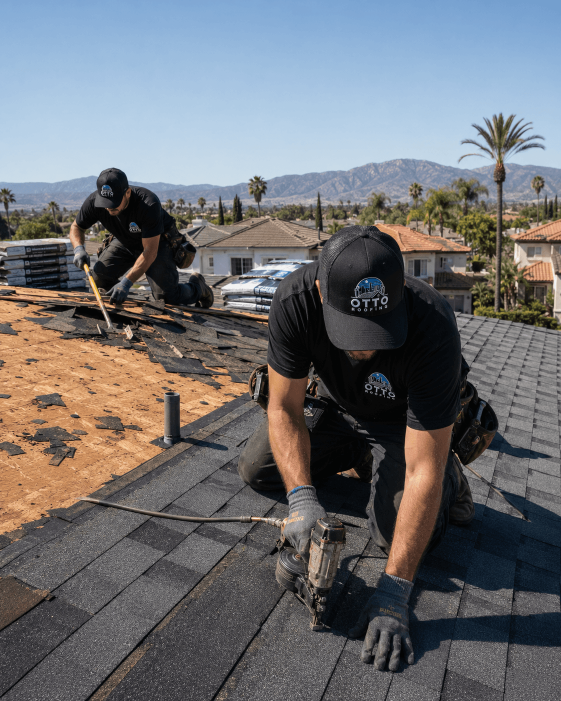 Residential roof replacement in Southern, Central, and Northern California. Otto Elite Roofing.