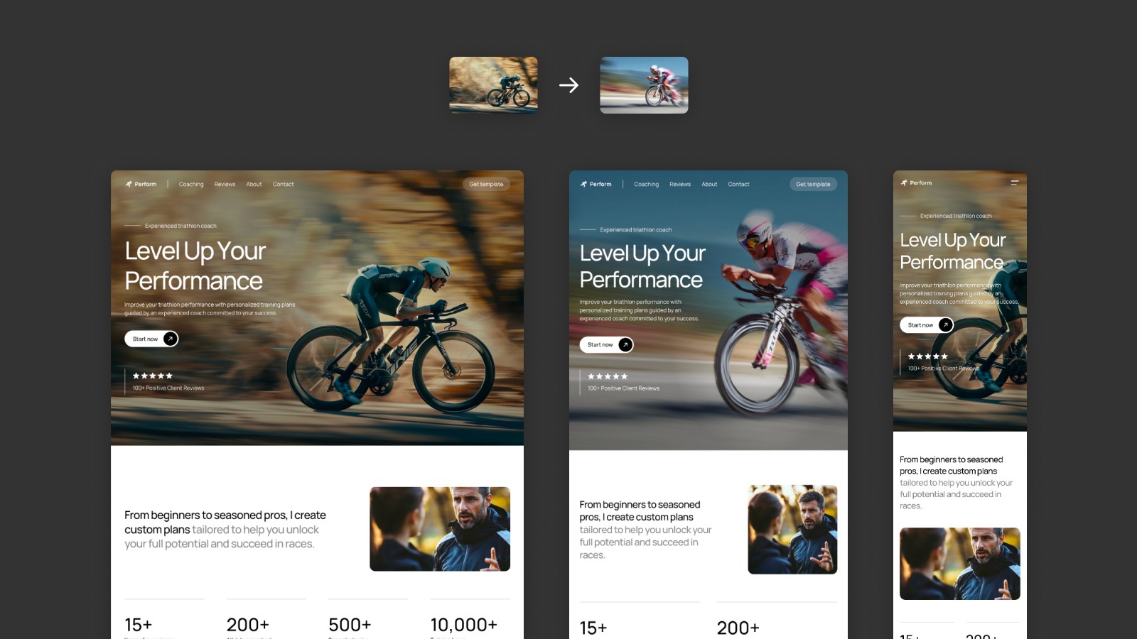 Making changes on the tablet breakpoint