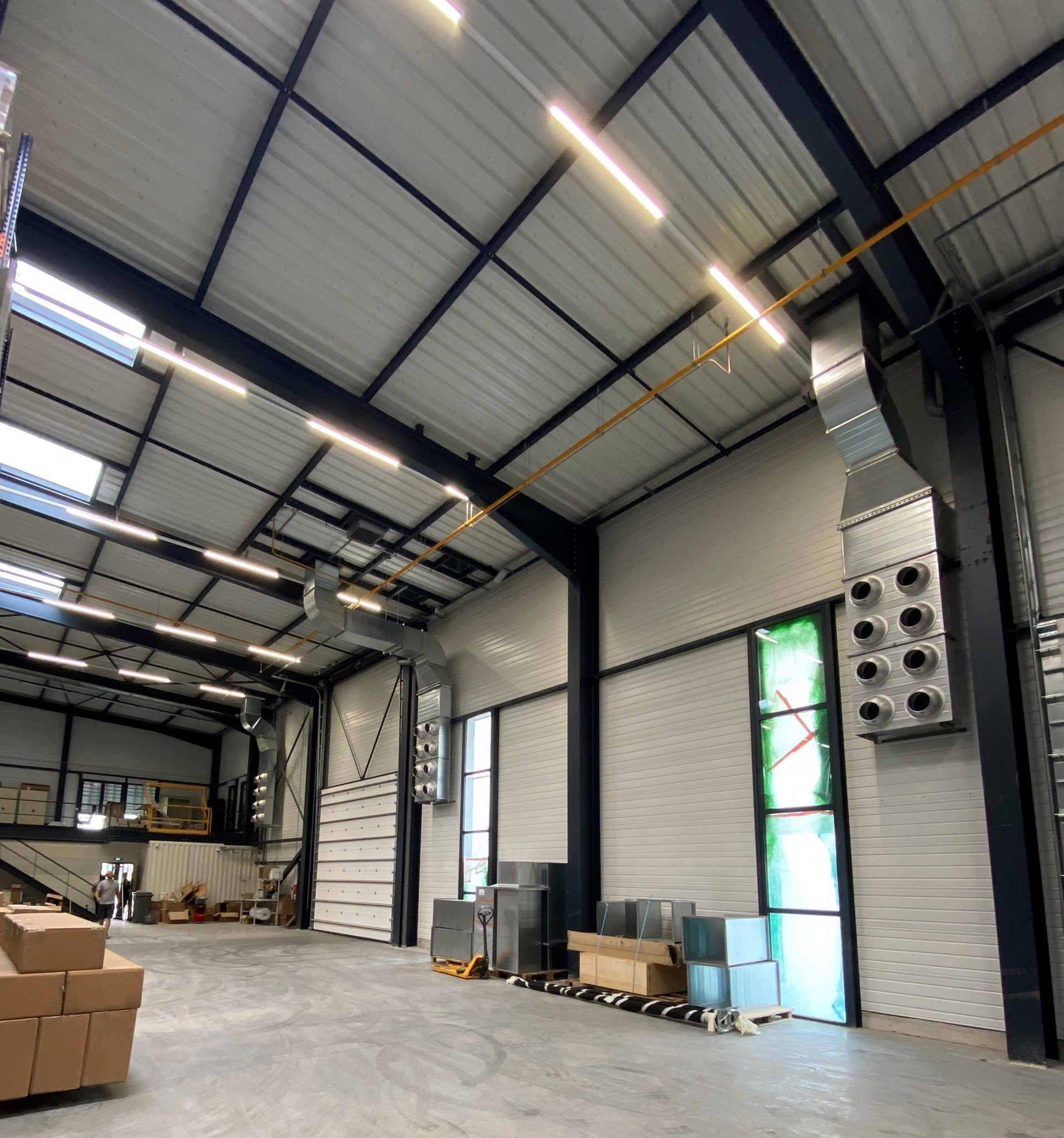 Contrôle thermique dans un entrepôt logistique