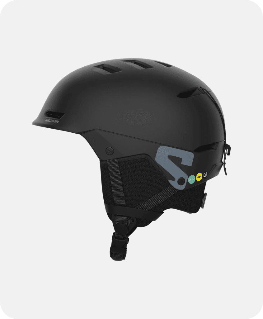 The Salomon Husk Jr snow helmet