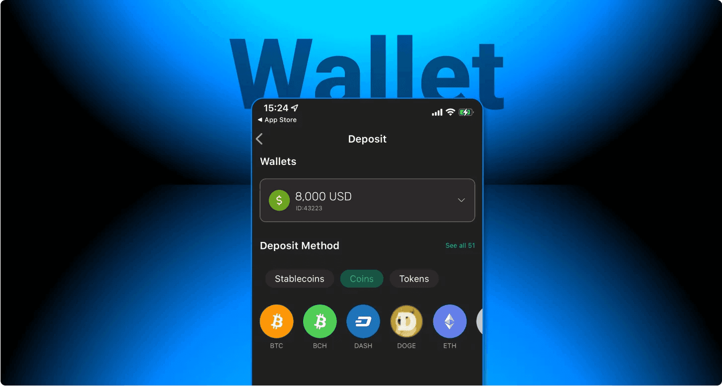 System-Recommended Wallet for Deposits and Withdrawals