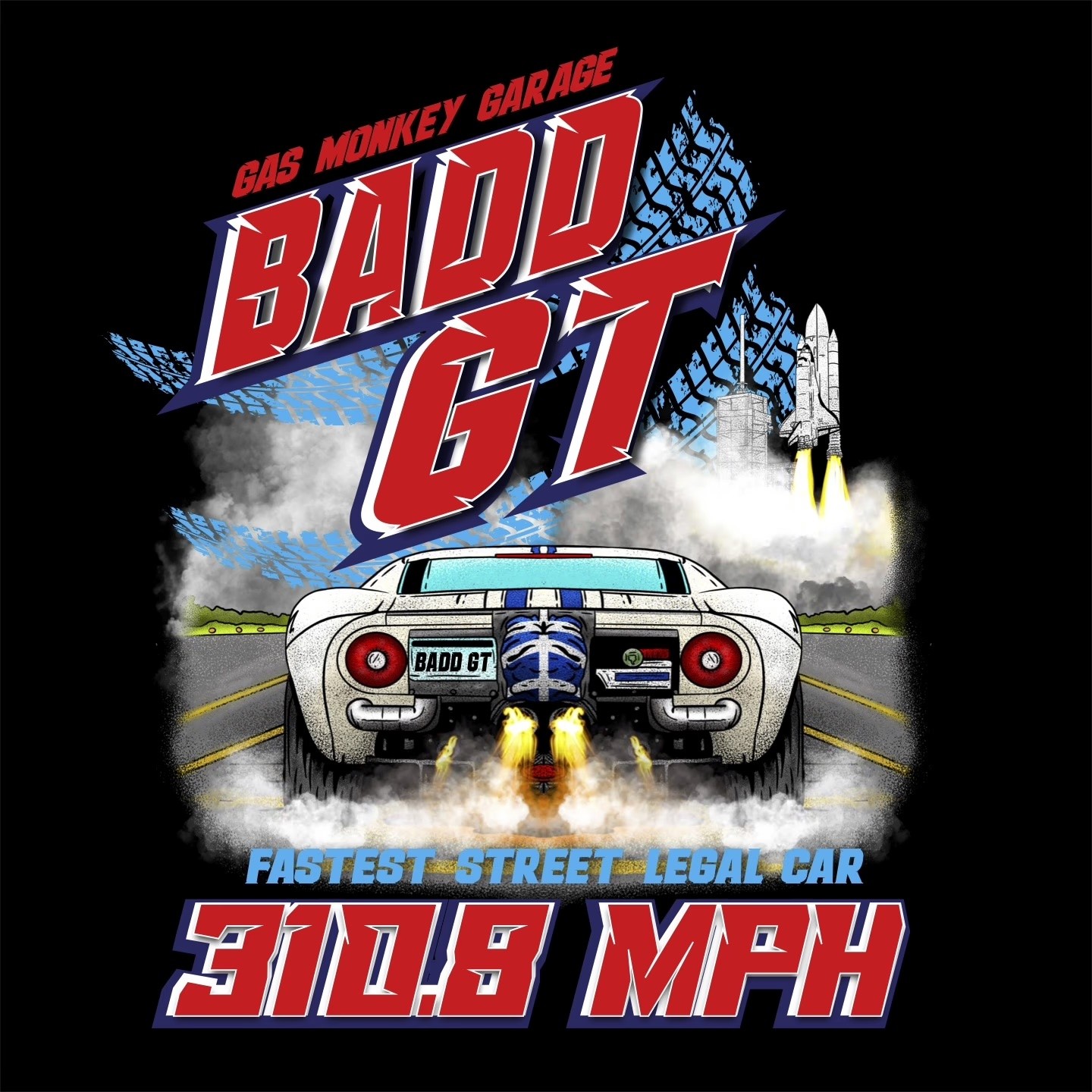 Gas Monkey Garage Badd GT Shirt Design