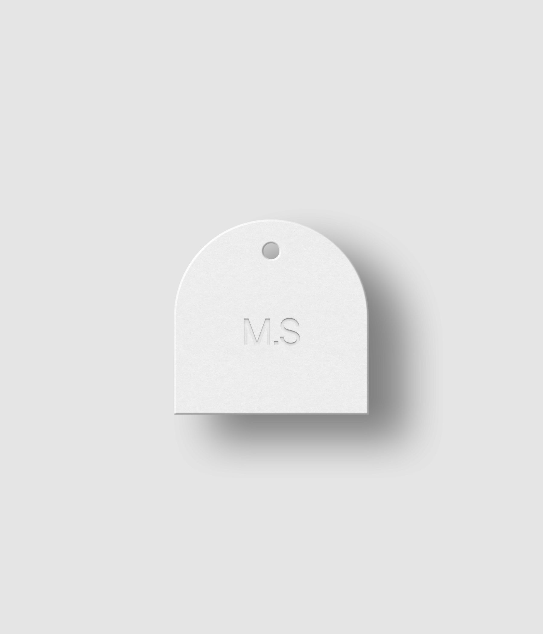 Arch paper hang tag template, price tag mockup download on Mockups Supply