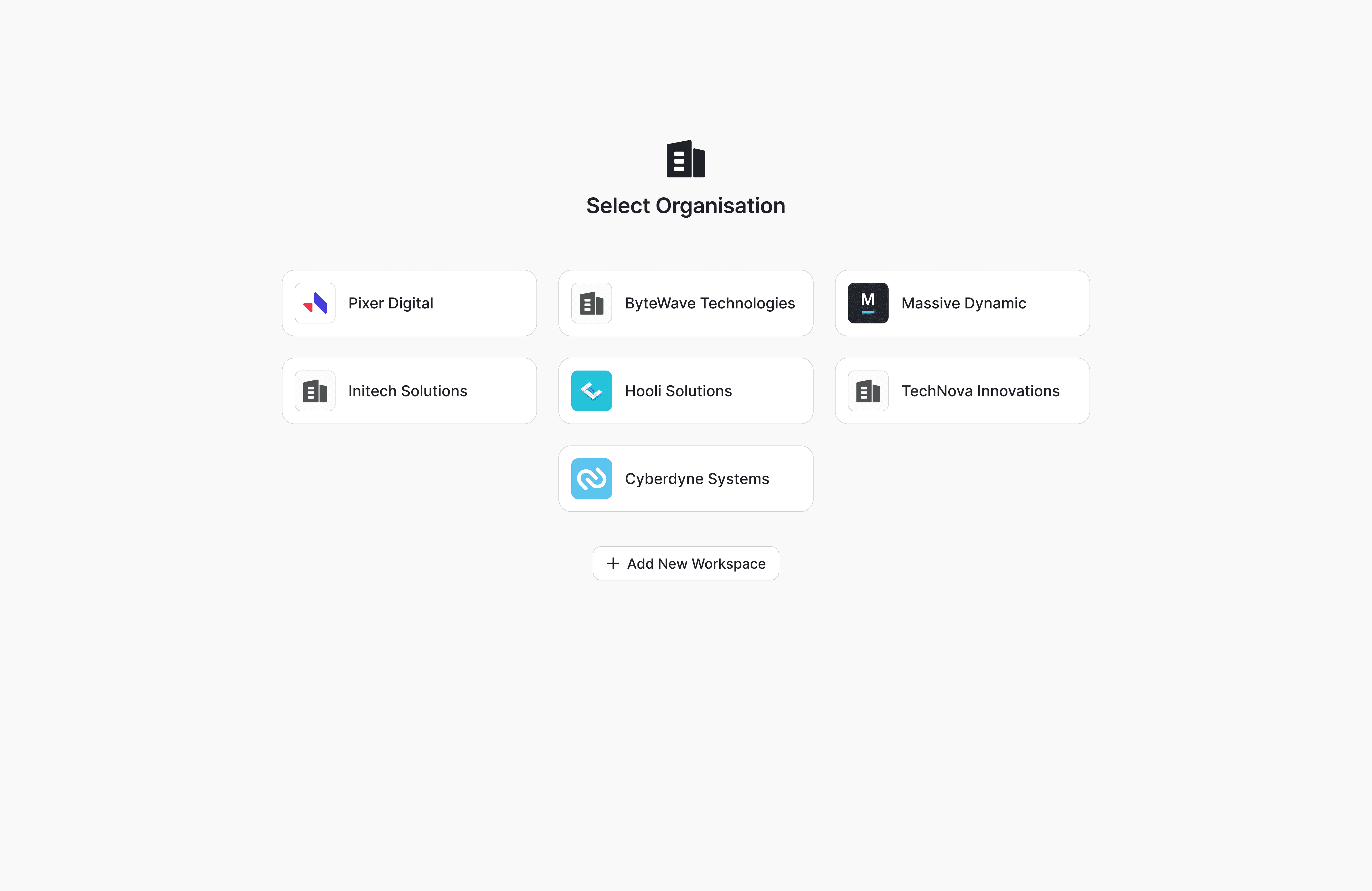 Image of Workspace list