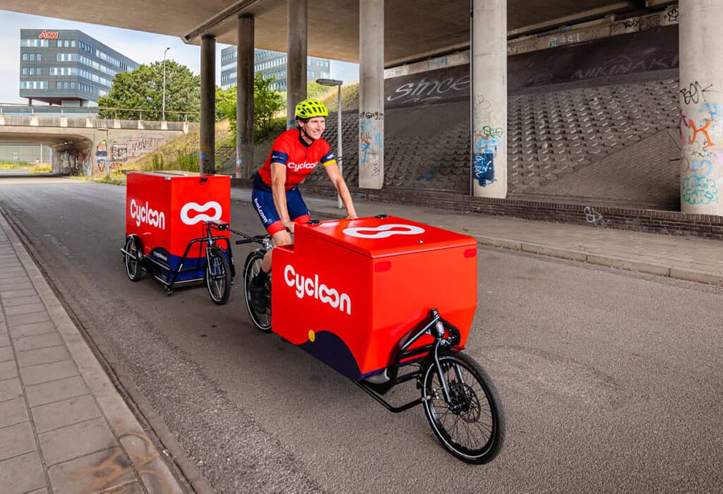 Sustainable delivery: Dutch courier Cycloon