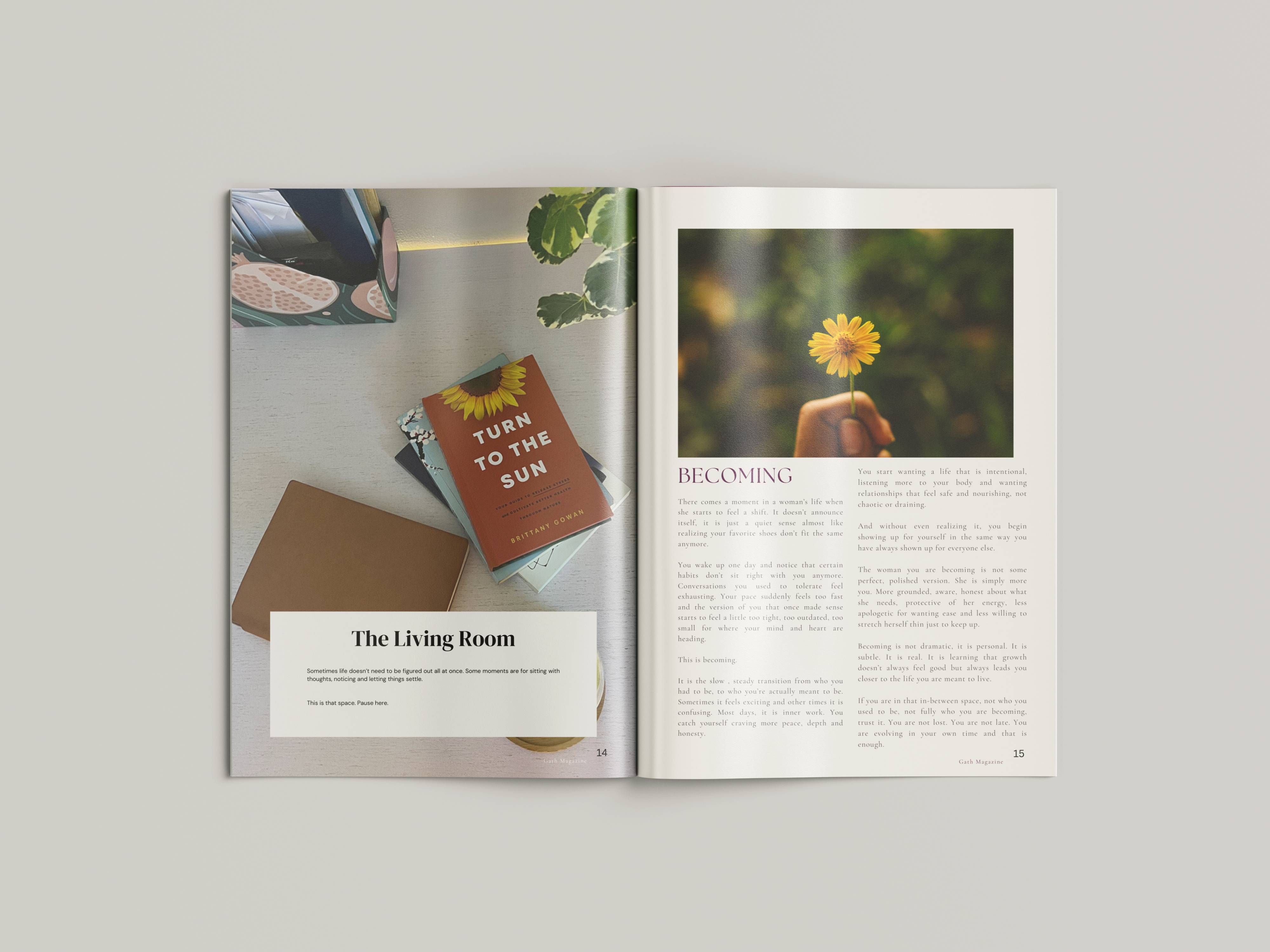 Wooden outdoor table set with multiple plates of food, including dips, salads, potatoes with cheese, and glasses of water, with hands reaching in to eat.