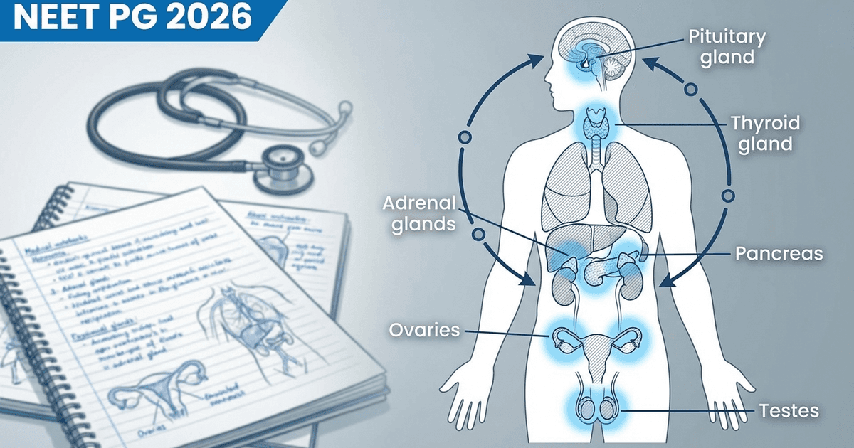Cover: How to Study Endocrinology for NEET PG 2026: High-Yield Topics, Hormone Axes and Exam Strategy