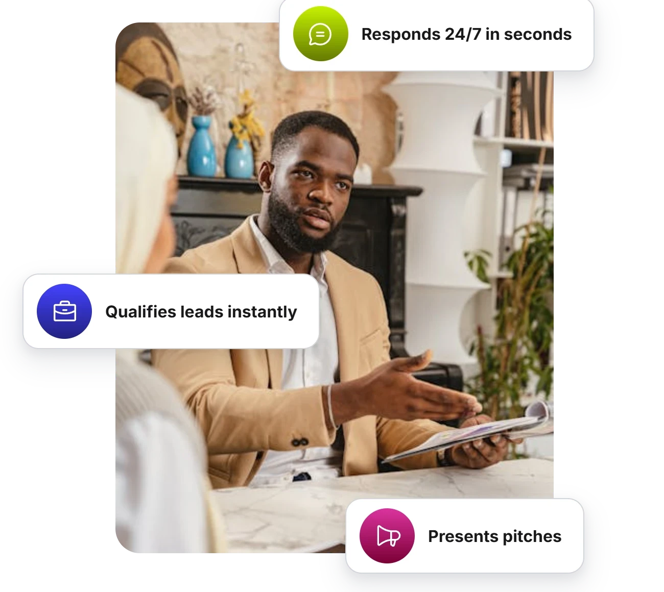 AI agent for business development managers presenting pitches