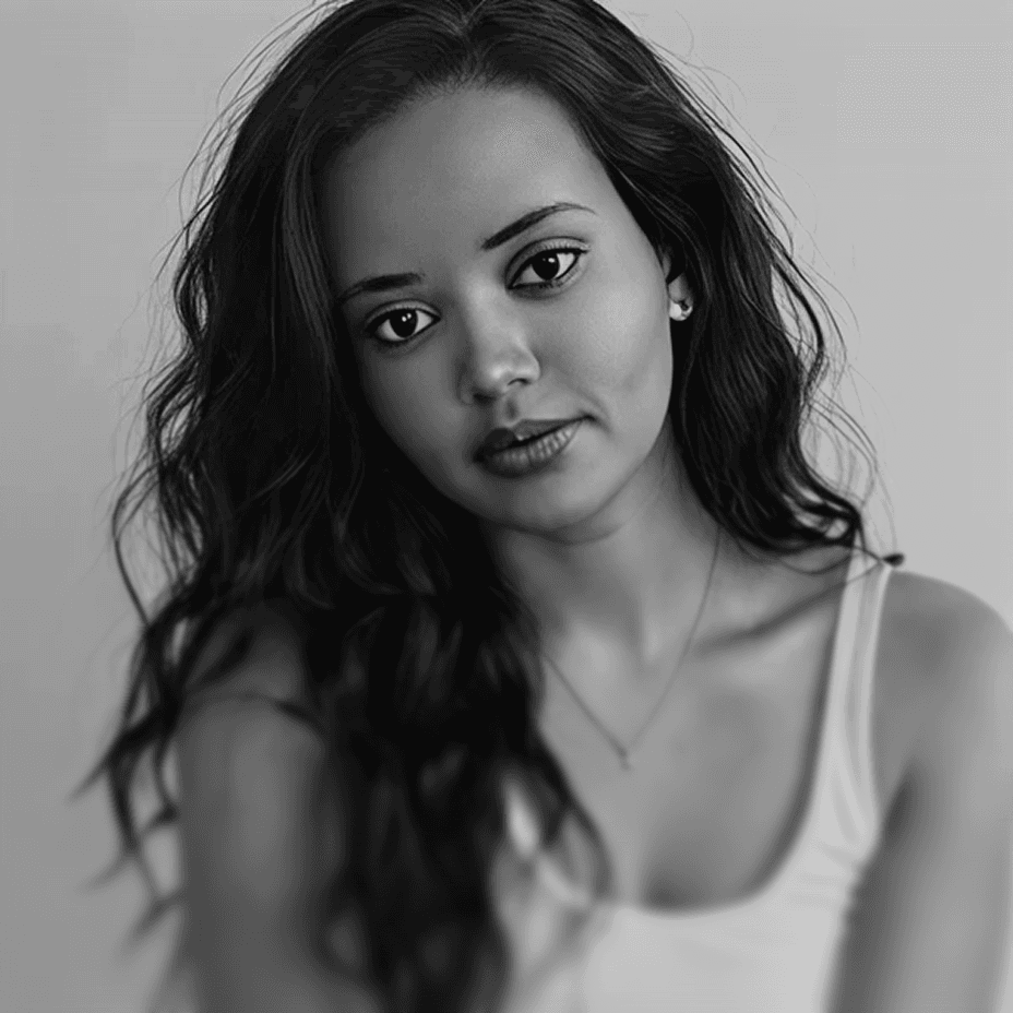 Woman working on a laptop computer at a table in a bright room.