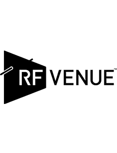 RF Venue Logo - Black and White