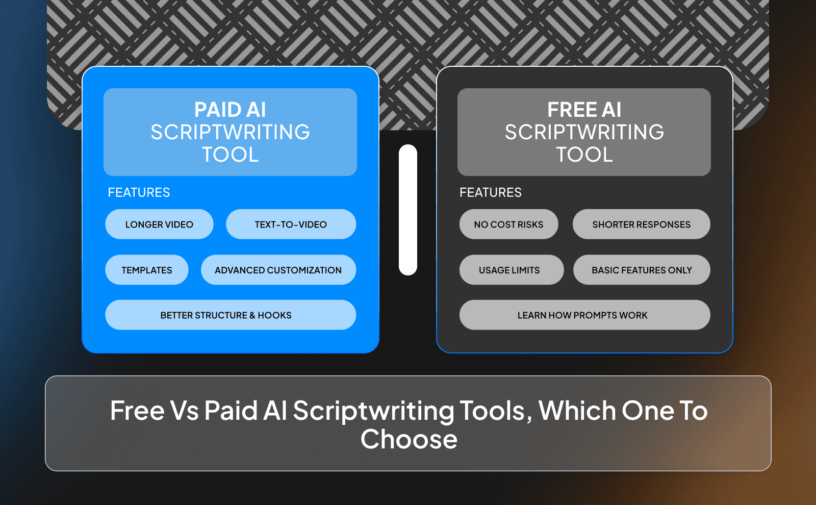 Free vs paid AI scriptwriting tools, which one to choose