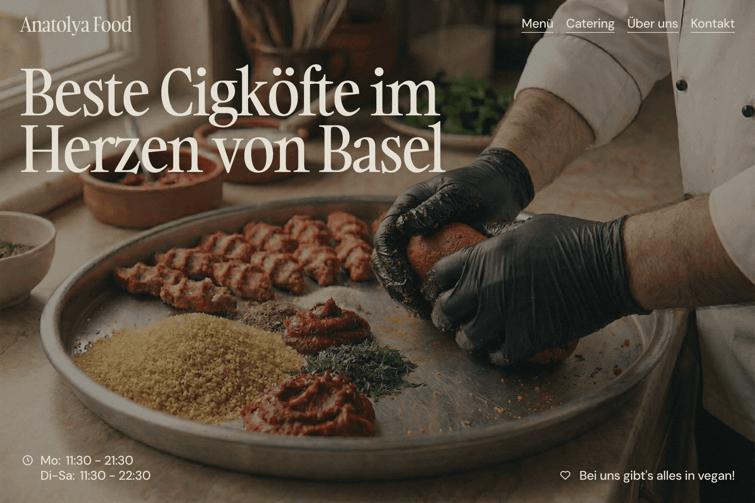 Homepage Website-Project Anatolya Food Basel