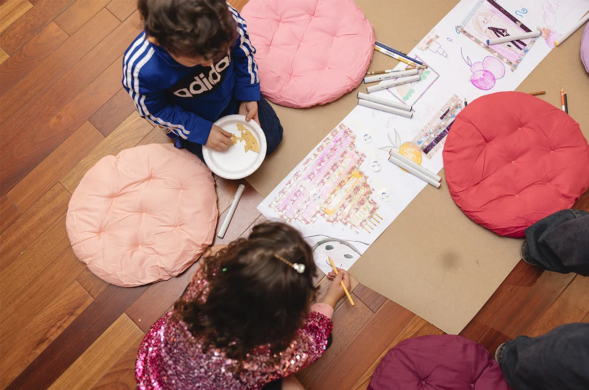 Children drawing