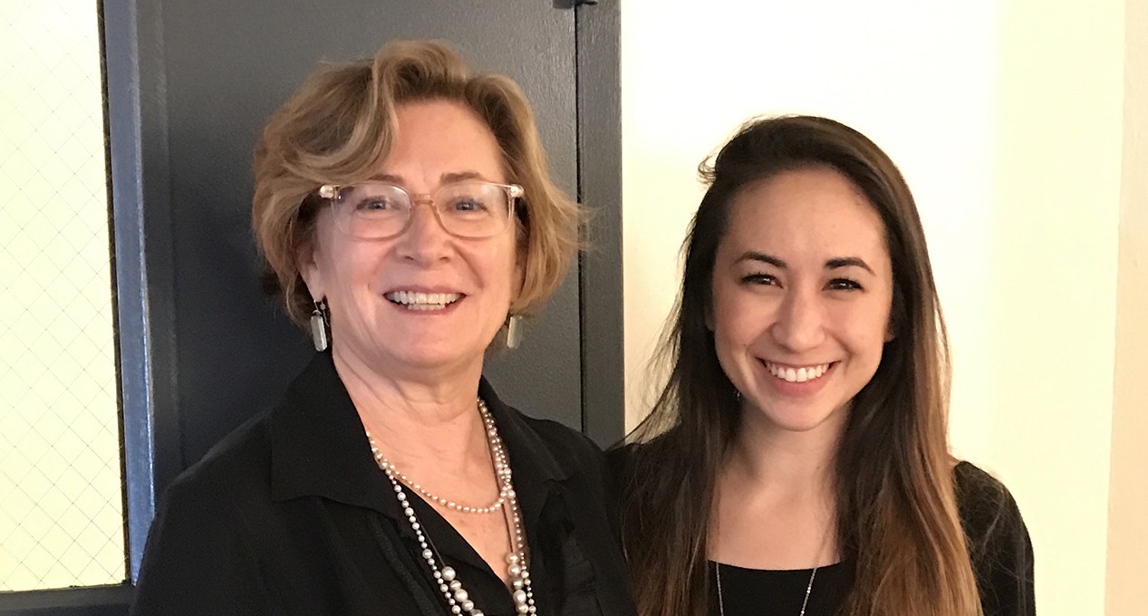photo of two women