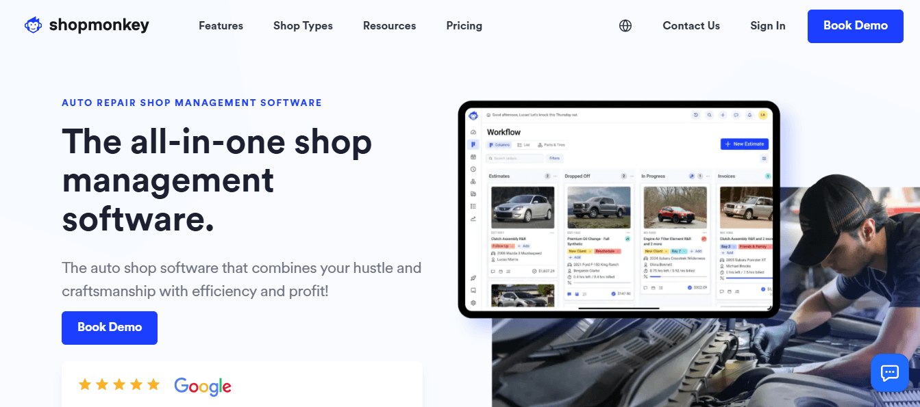 shop monkey - Auto Shop Management Software Comparison