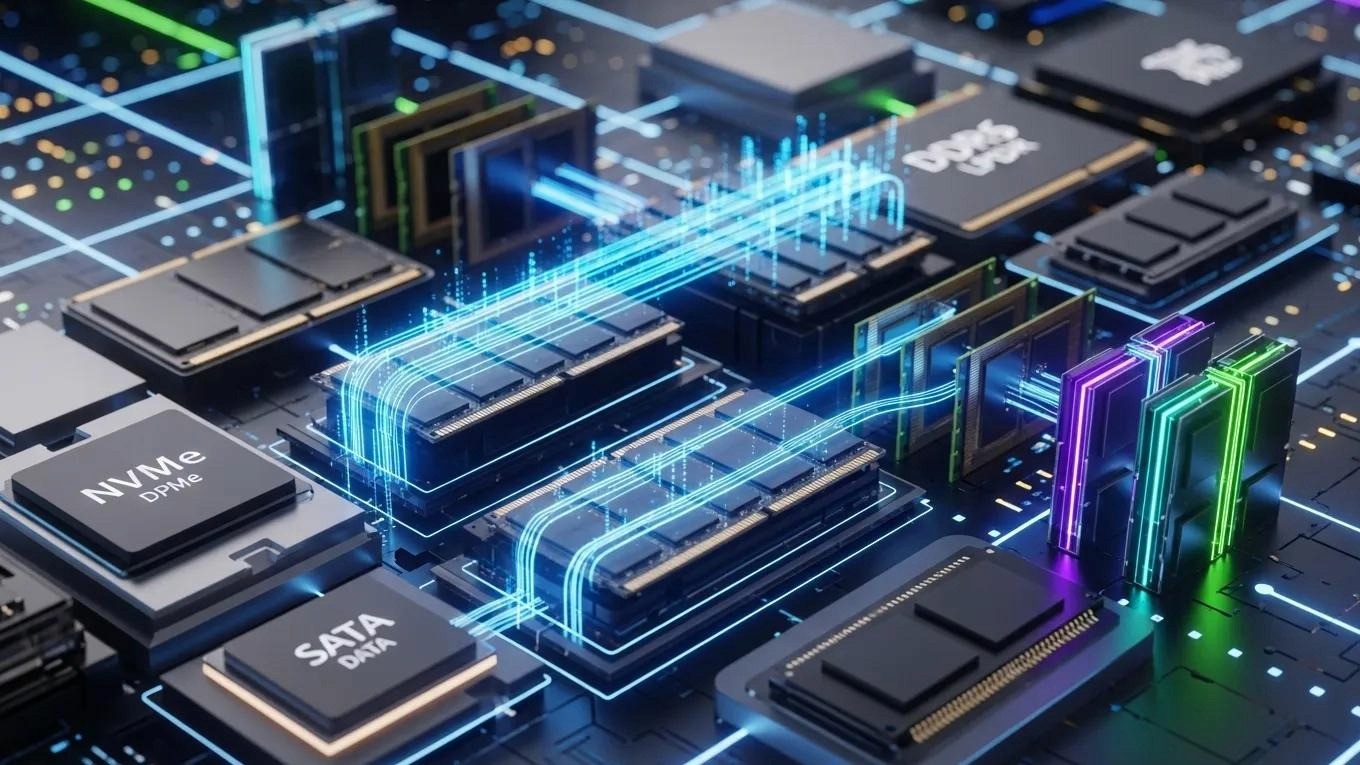 Visual representation of Evermind AI memory modules designed for scalable knowledge retention