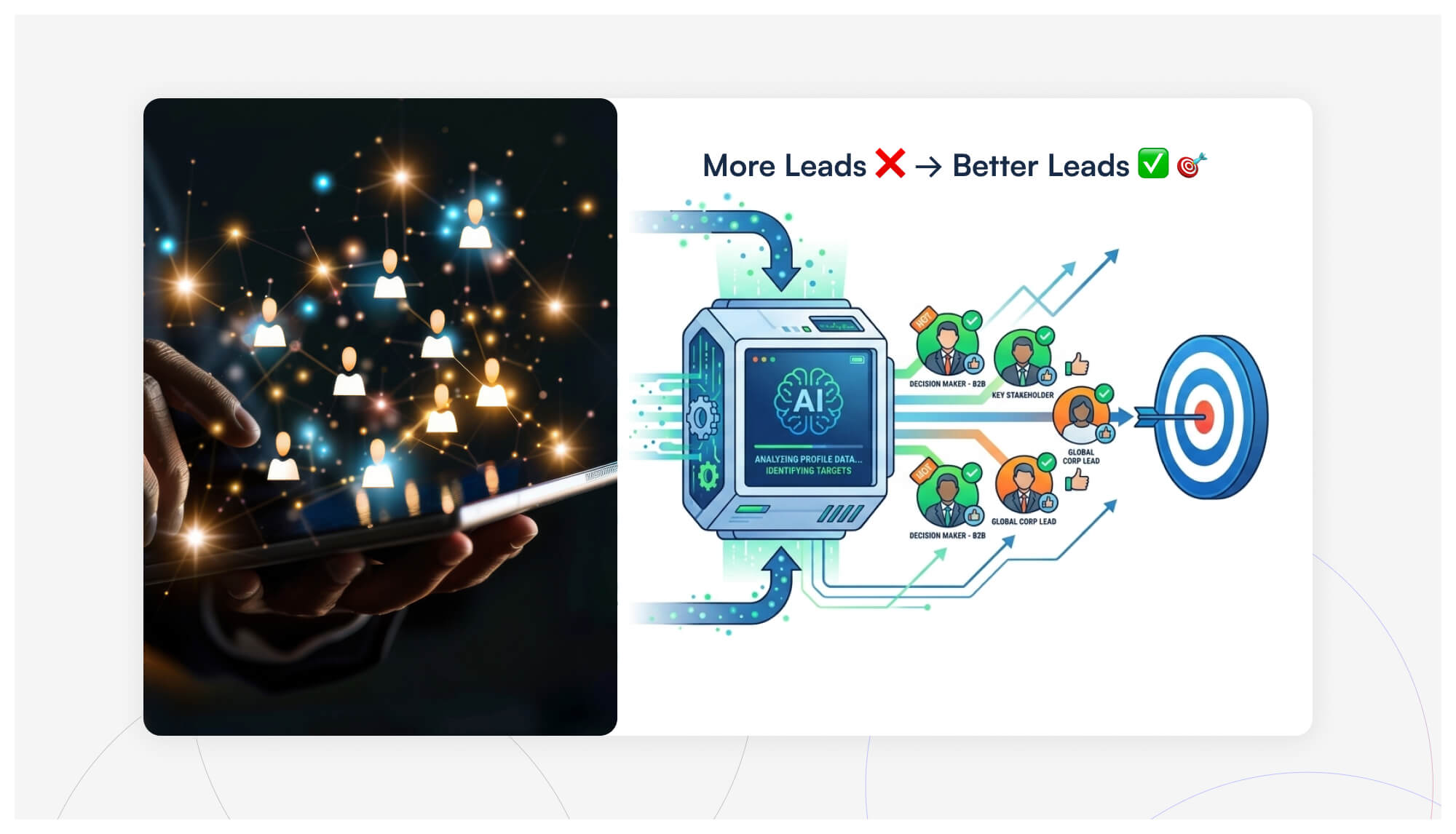 AI lead generation strategy shifting from more leads to better leads