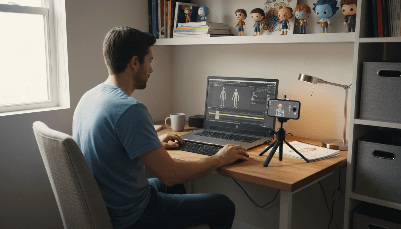 Animator creating mocap from anywhere