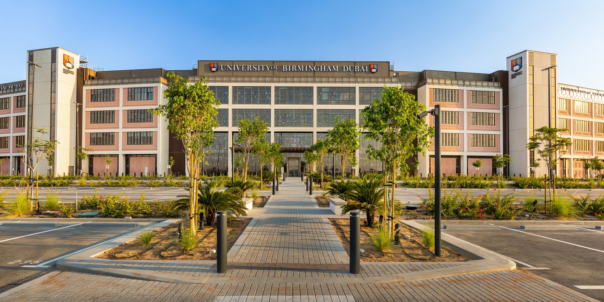 white university during daytime