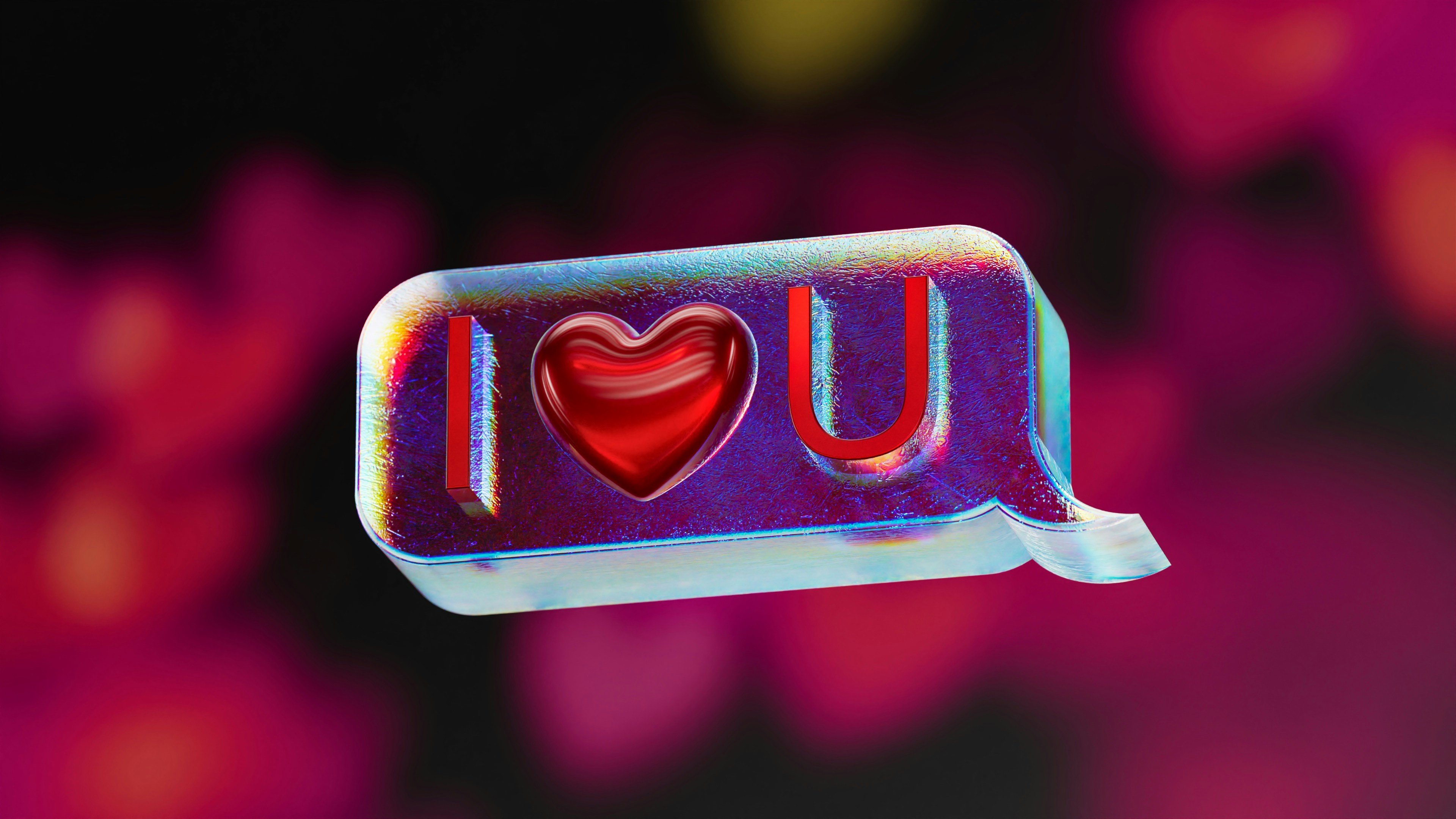 I love you: a valentine's day message.