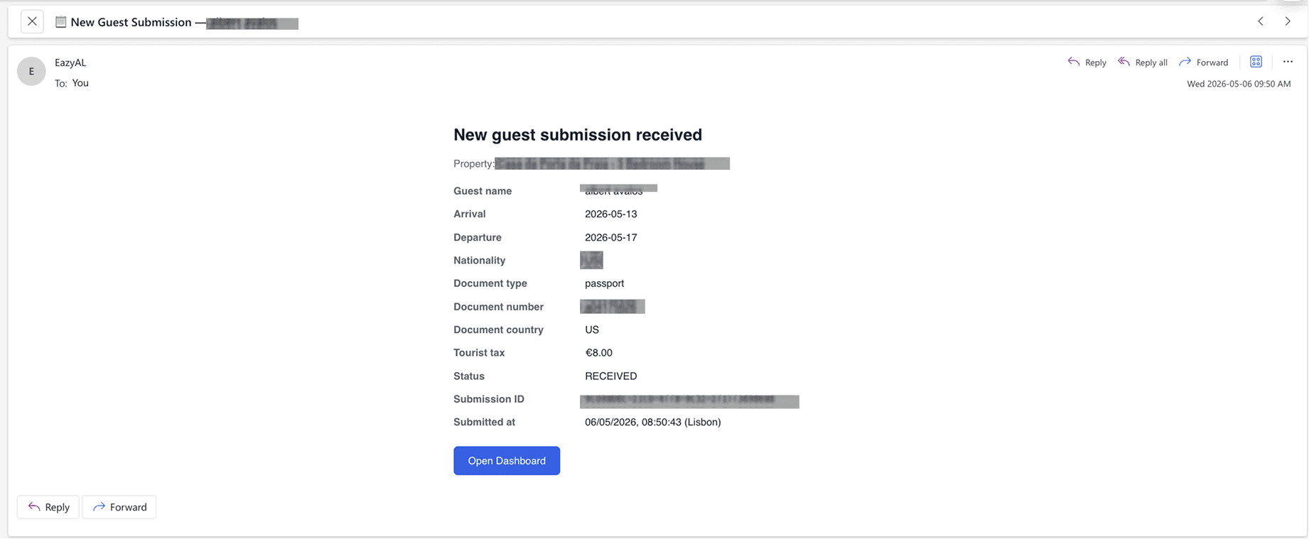 eazyal email
