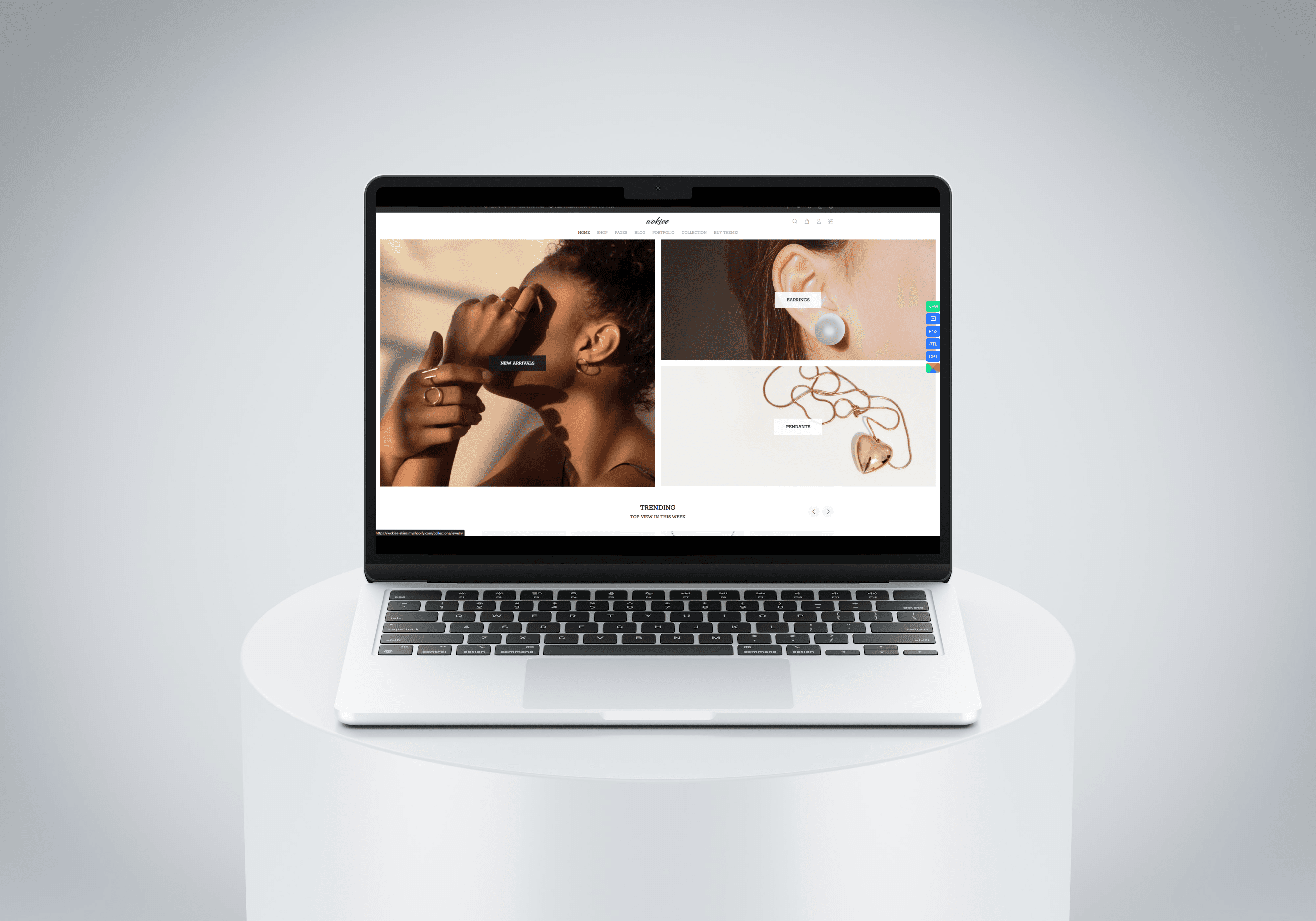 Wokie Jewelery Website Thumbnail