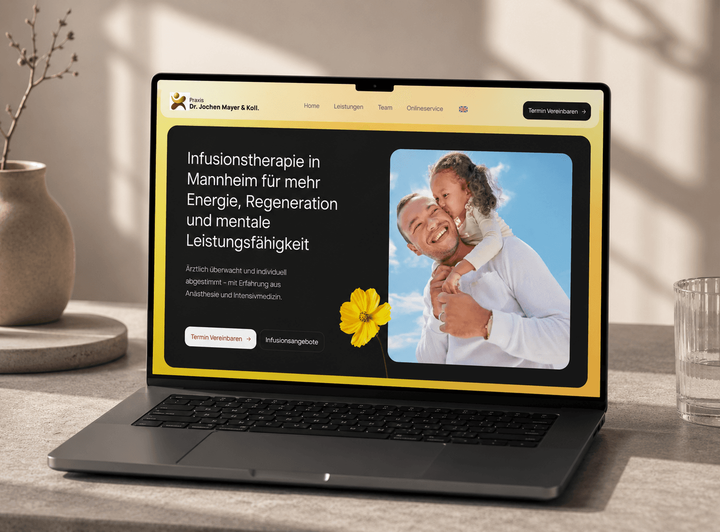 Premium dermatology website design for a private healthcare clinic