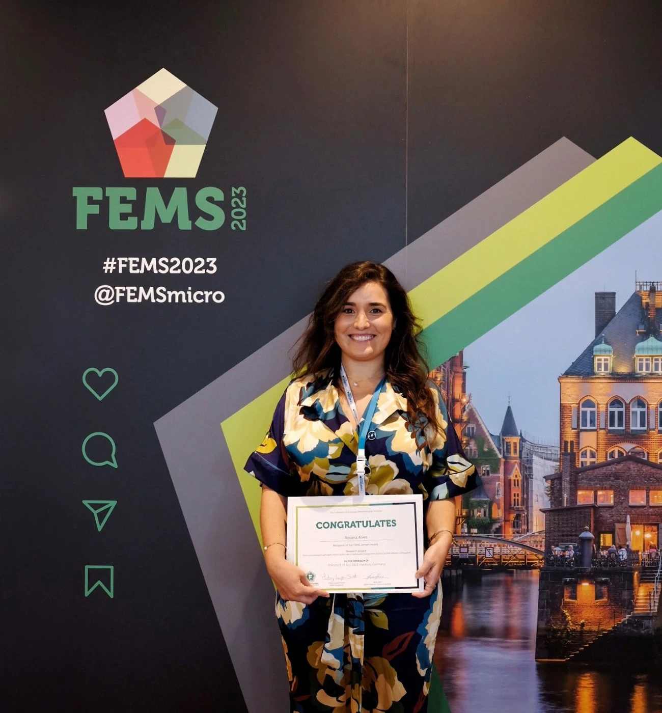 FEMS Microbiology selfie corner