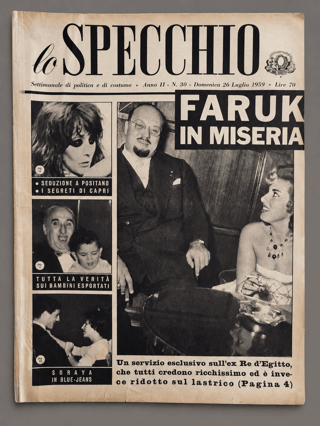 lo specchio faruk dolce vita 