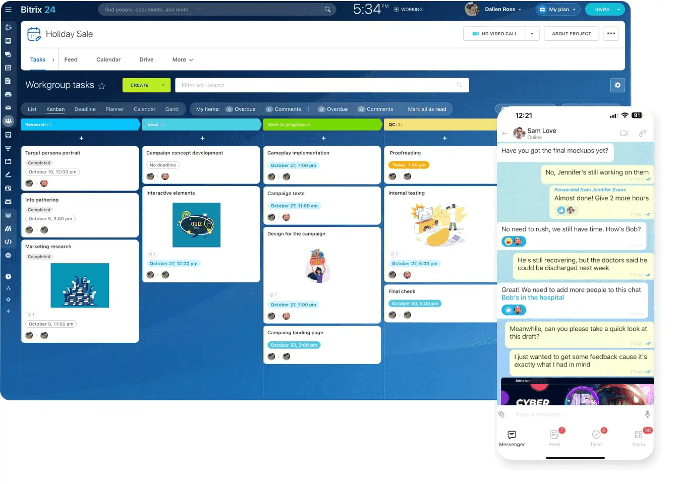 overview in Bitrix24