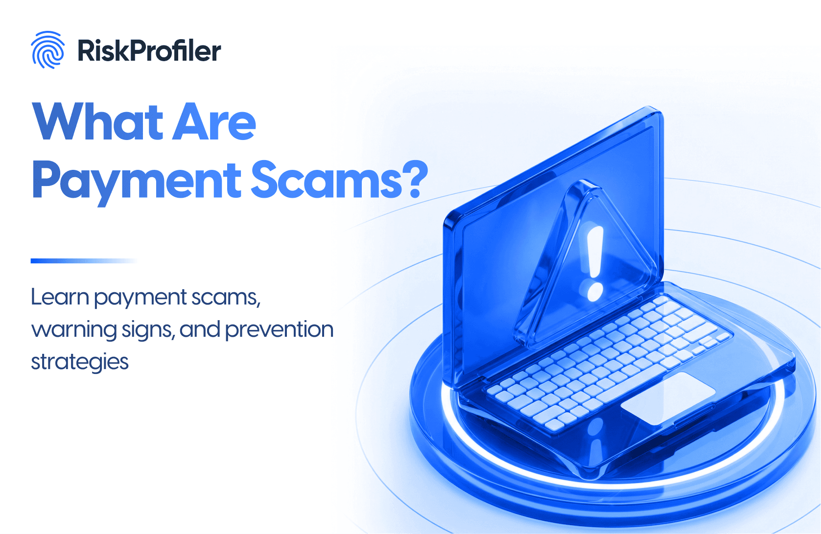 Payment scam warning illustration
