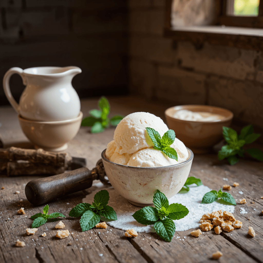 product photography of Frozen Dessert