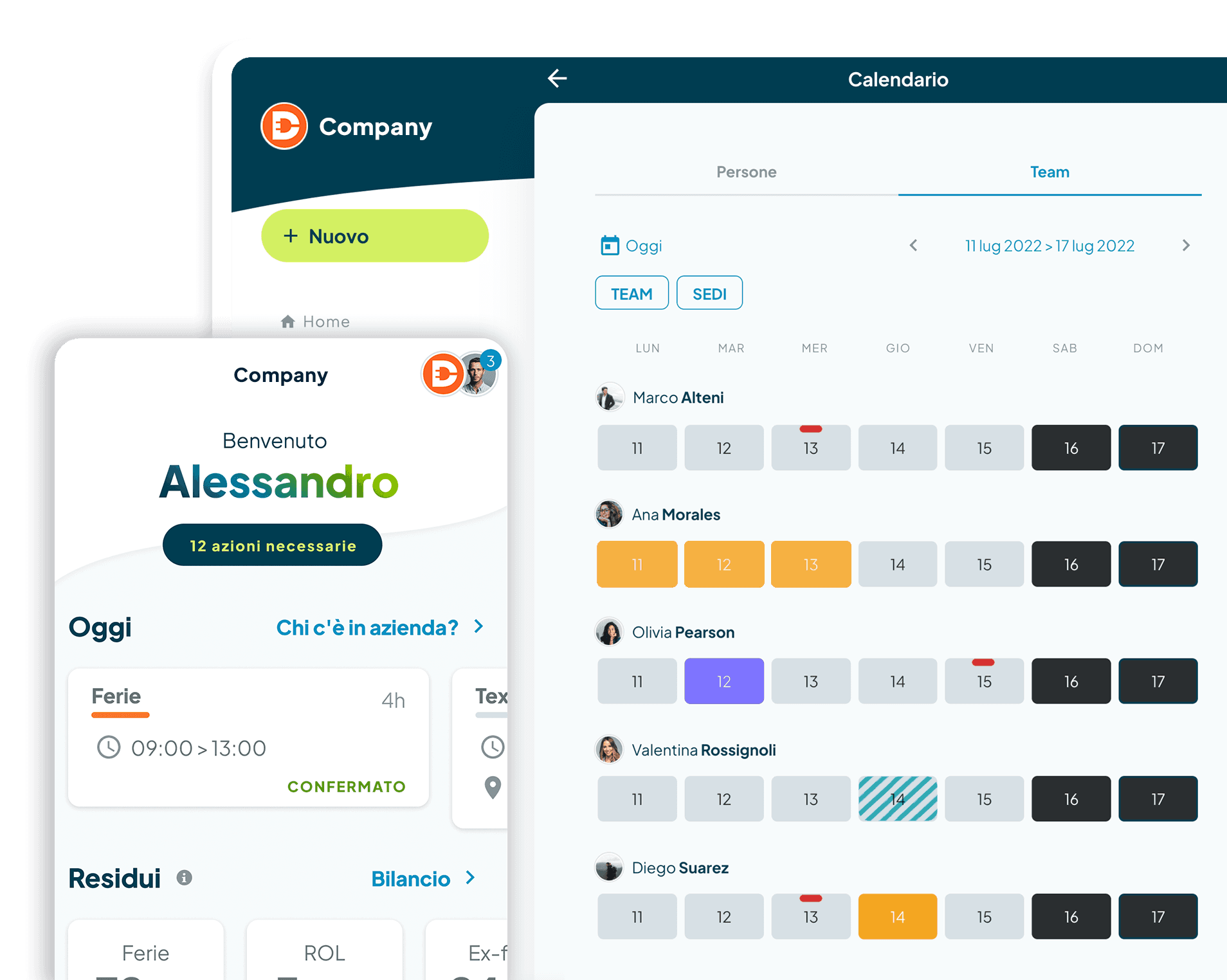 Tutto quello che ti serve per la gestione del personale.