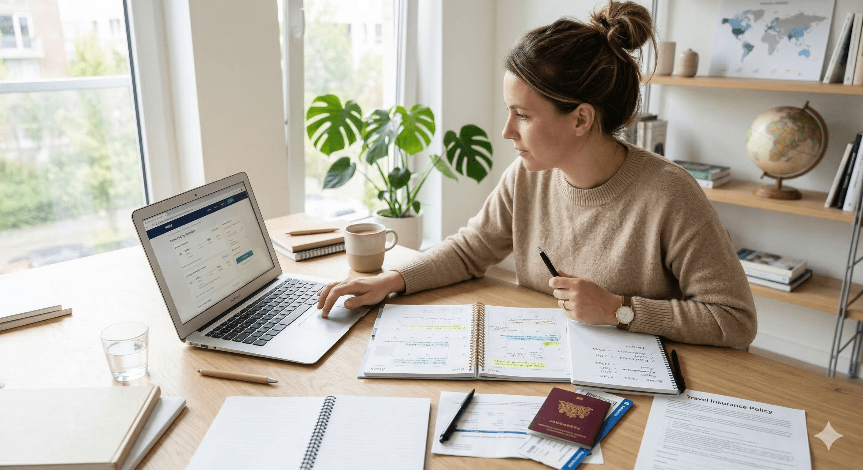 Een skiër liggend in de sneeuw