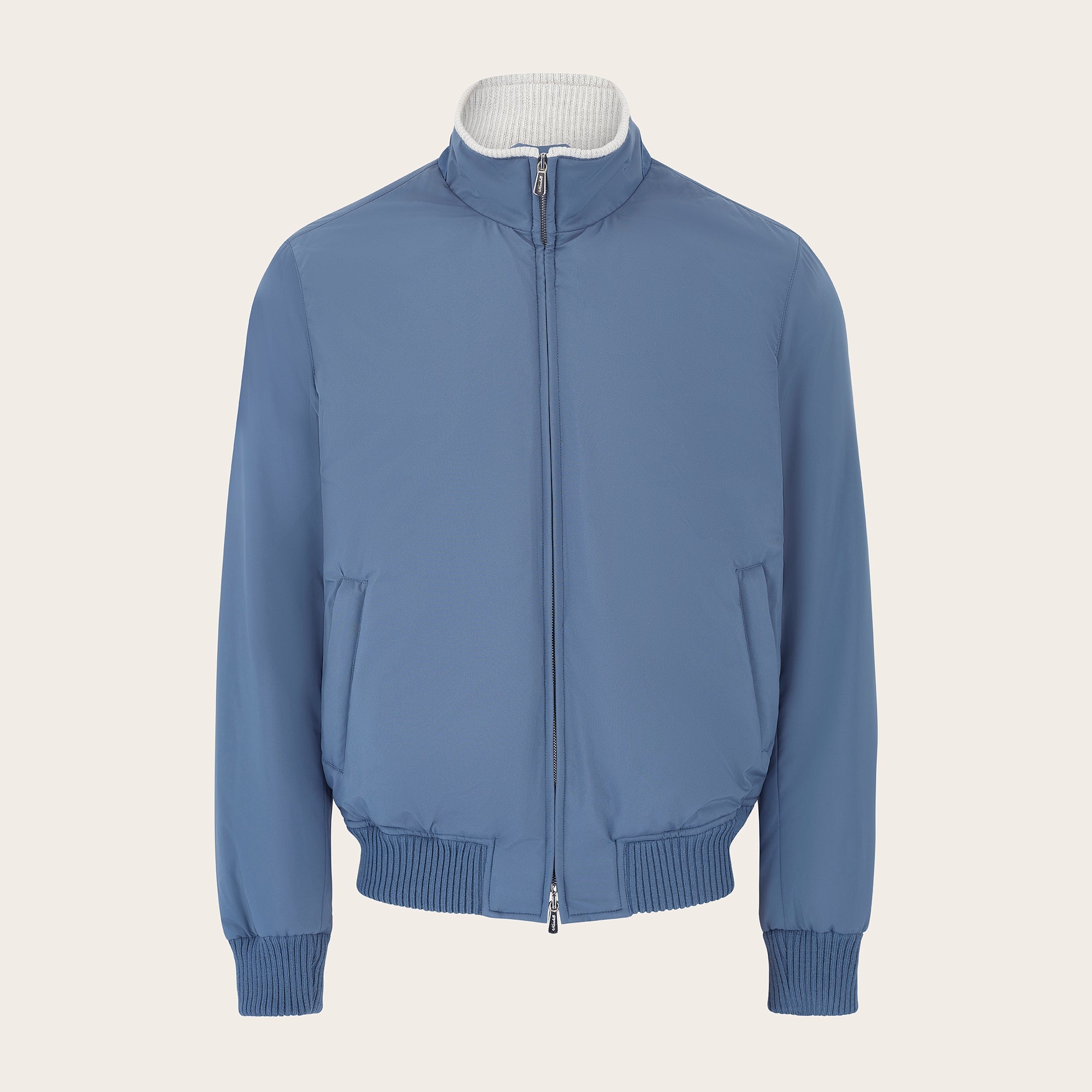 Wind Break Bomber with Cashmere Lining - Mandelli UK