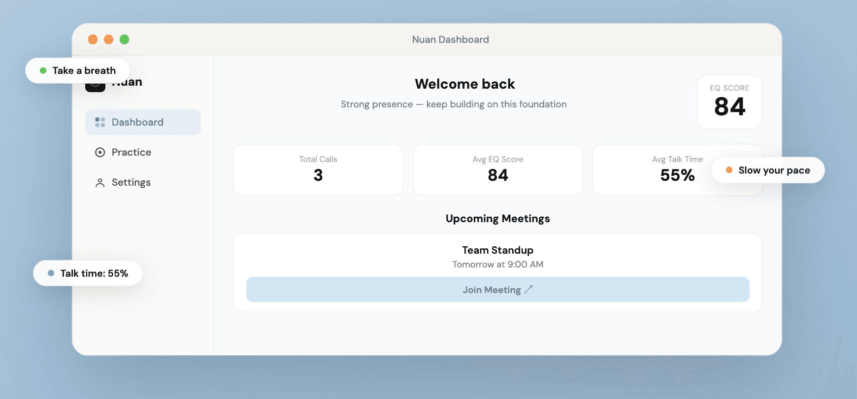 An image of Dreelio's dashboard