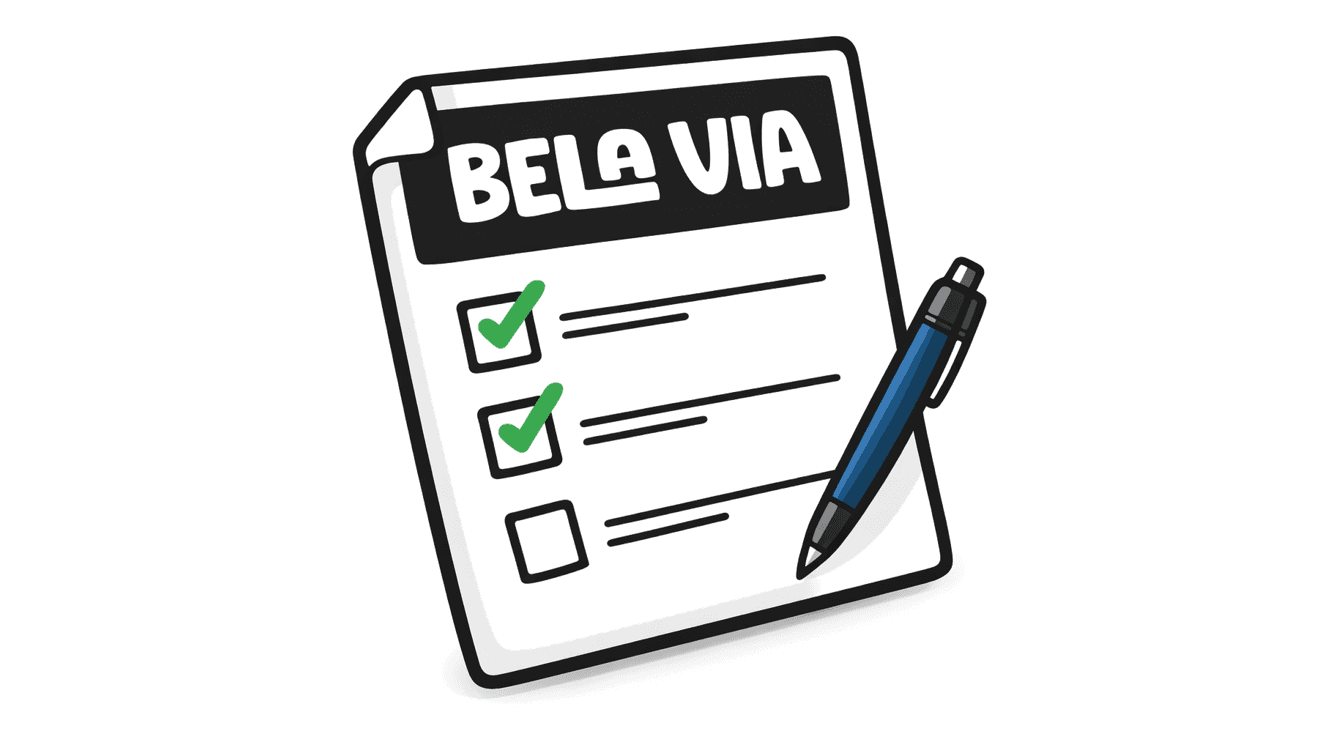 Icon of Bela Via Questionnaire form