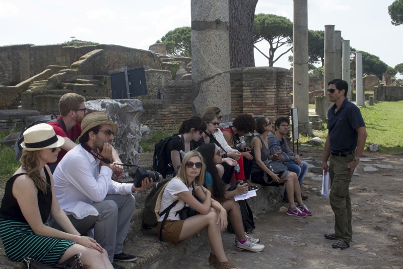 group at the monumental site