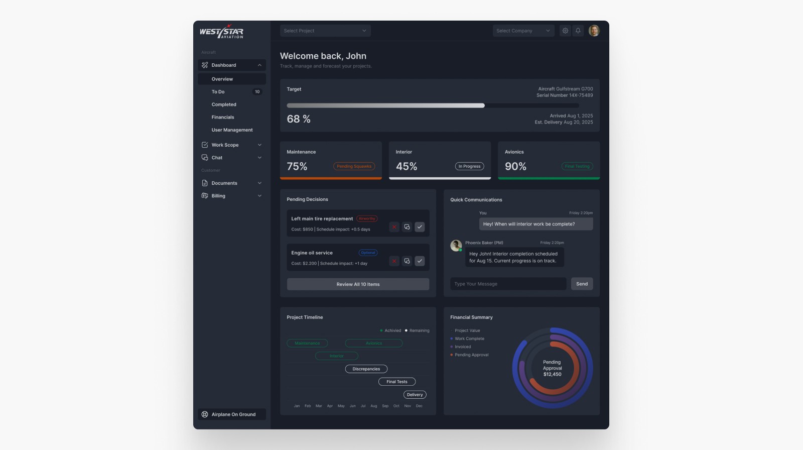 Phone showing Bloomy UI